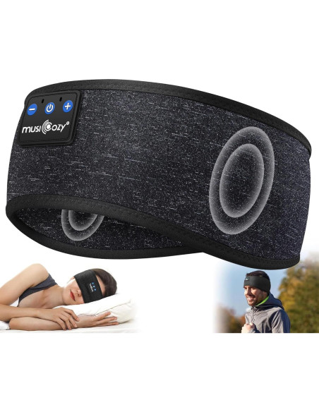Auriculares para Dormir Bluetooth MUSICOZY con Máscara 3D