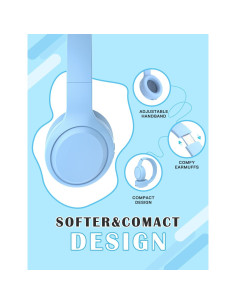 Auriculares Inalámbricos para Niños DMJ BT58 Azul - Bluetooth 5.1 2