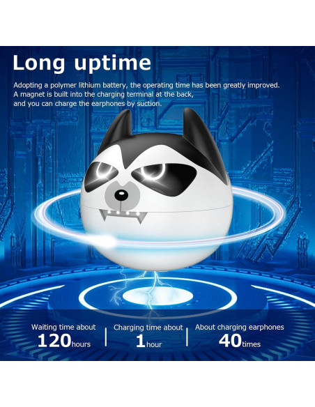 Auriculares Inalámbricos Husky para Niños - Bluetooth 5.0, 30h Batería, IPX5