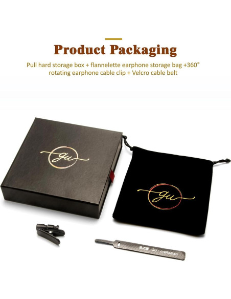 Cable de Mejora para Auriculares GUCraftsman 1.8m 4.4mm