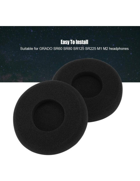 Almohadillas de Reemplazo Espuma Memoria YOUTHINK para Auriculares GRADO