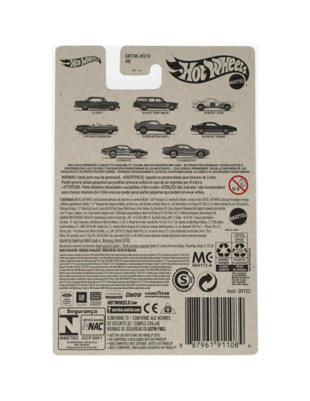 Hot Wheels Pontiac Firebird 1984 Negro Escala 1:64