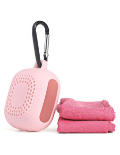 Toalla de Secado Rápido AKOAK Microfibra 40x40 cm Rosa