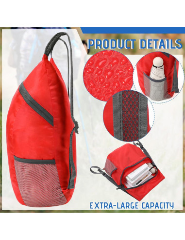 6 Mochilas Plegables 20L Bulyoou Impermeables para Viaje