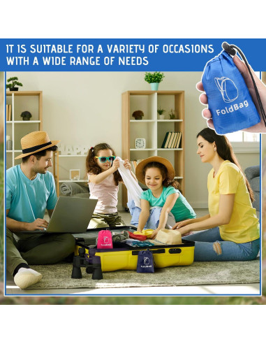 6 Mochilas Plegables 20L Bulyoou Impermeables para Viaje