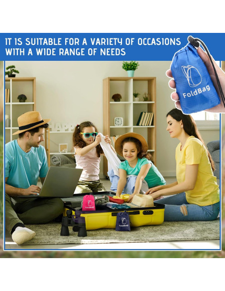 6 Mochilas Plegables 20L Bulyoou Impermeables para Viaje