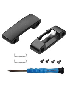 Kit de Reemplazo de Bisagra Adhiper para Auriculares Beats Studio Pro - Metal Negro