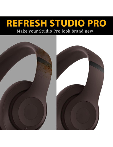 Kit de Reemplazo de Bisagra Adhiper para Auriculares Beats Studio Pro - Metal Negro