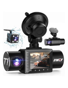 Cámara de Tablero iiwey T1 1080P 3 Canales con Visión Nocturna