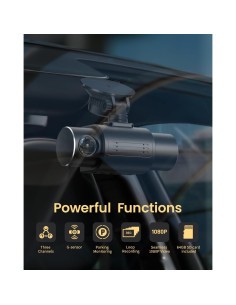 Cámara de Tablero iiwey T1 1080P 3 Canales con Visión Nocturna 2