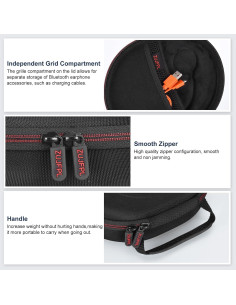 Funda Dura EVA para Auriculares JBL Live y Tune - Negro 2