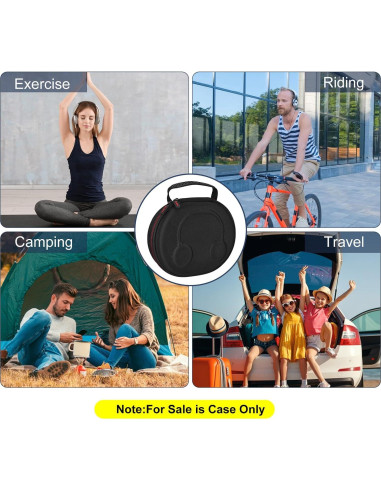 Funda Dura EVA para Auriculares JBL Live y Tune - Negro