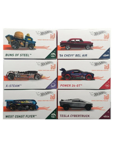 Conjunto de 6 Vehículos Diecast Hot Wheels HDH85-979B