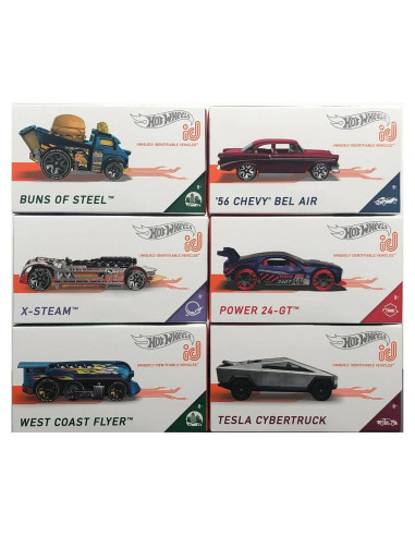 Conjunto de 6 Vehículos Diecast Hot Wheels HDH85-979B