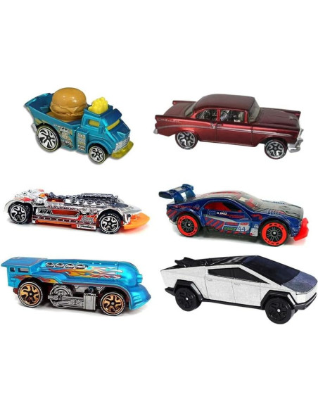 Conjunto de 6 Vehículos Diecast Hot Wheels HDH85-979B
