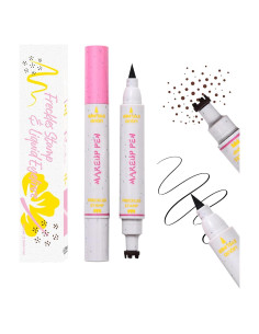 Lápiz Delineador Sellos de Pecas 2 en 1 - Marrón Claro