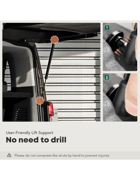 Juego de 2 Soportes de Elevación YHTAUTO para Toyota Celica 2000-2005