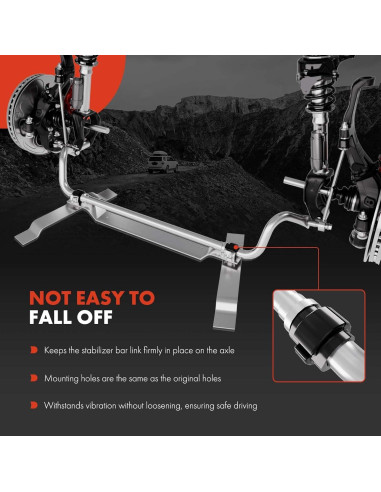 Kit de Enlace de Barra Estabilizadora Delantera A-Premium 24mm