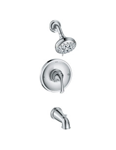 Conjunto de Baño Ducha Moen Idora Cromo Posi-Temp 82115