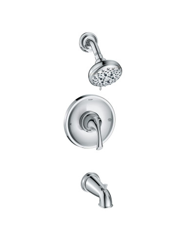 Conjunto de Baño Ducha Moen Idora Cromo Posi-Temp 82115