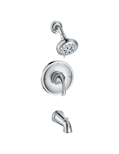Conjunto de Baño Ducha Moen Idora Cromo Posi-Temp 82115