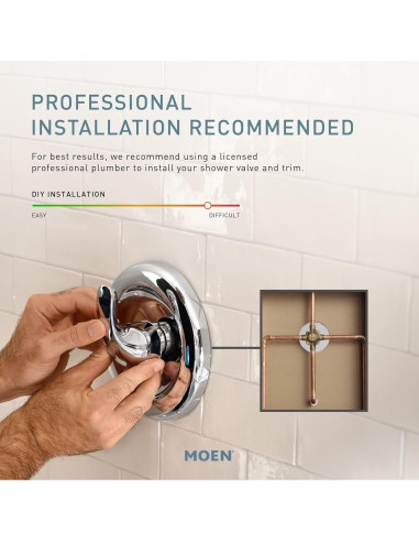 Conjunto de Baño Ducha Moen Idora Cromo Posi-Temp 82115