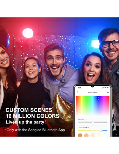 Bombillas LED Inteligentes Sengled BR30 RGBW, 2 Unidades