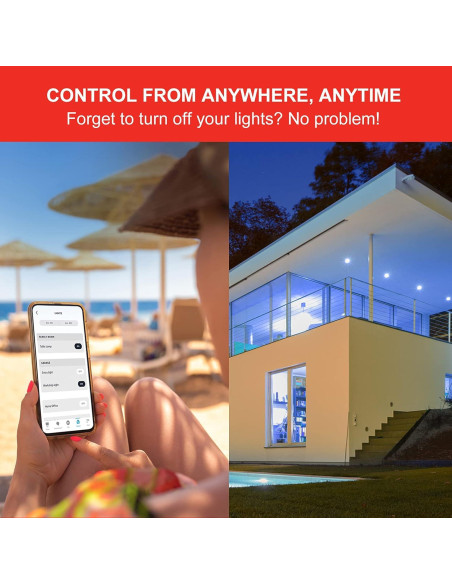 Bombillas LED Inteligentes Sengled BR30 RGBW, 2 Unidades