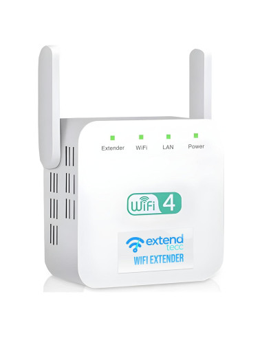 Acelerador WiFi ExtendTecc Speed Wave 300Mbps 2.4GHz 4 Antenas