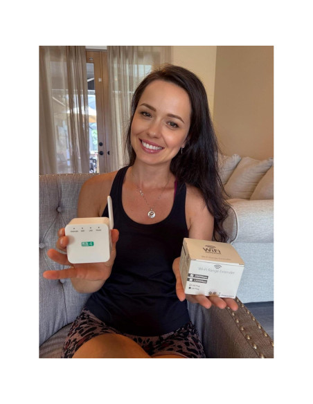 Acelerador WiFi ExtendTecc Speed Wave 300Mbps 2.4GHz 4 Antenas