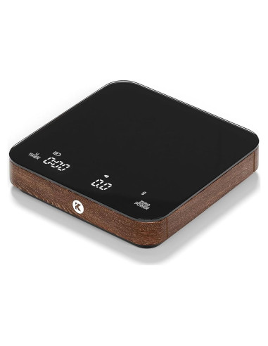Balanza de Café KitchenTour con Temporizador 0.1g/2000g Madera