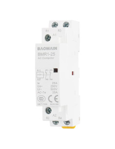 Contacto Modular Baomain 2 Polos 110V AC 25A Riel DIN