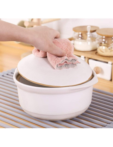 Estante de Secado de Platos Plegable Ahyuan 43x33 cm Gris