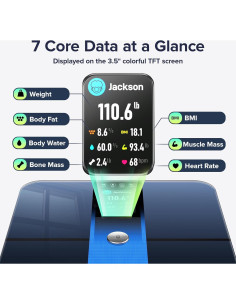 Báscula Inteligente RunStar FI2019G con Pantalla TFT 3.5" 2