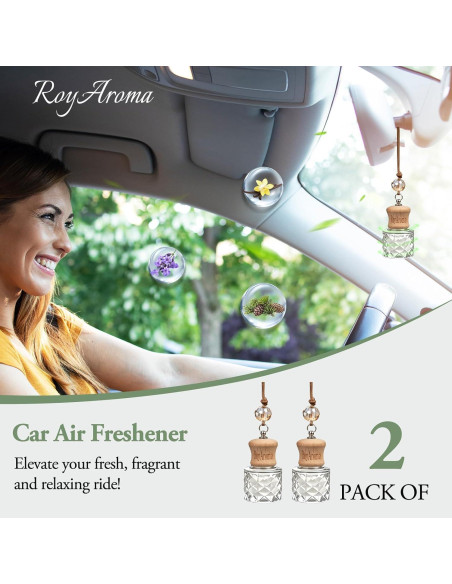 Ambientadores para Auto RoyAroma - 2 Piezas Sueño de Flor de Cerezo Ambientadores para Auto RoyAroma - 2 Piezas Sueño de Flor de Cerezo