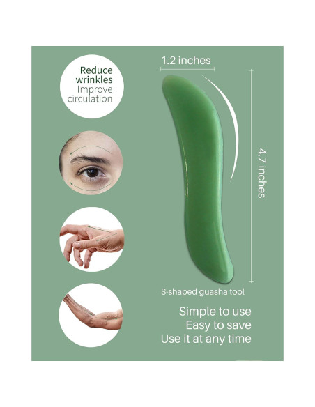 Herramientas de Masaje Gua Sha MoHern - 4 Piezas para Cara y Cuerpo