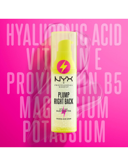 NYX Professional Makeup Suero y Primer Facial 30g - Ácido Hialurónico
