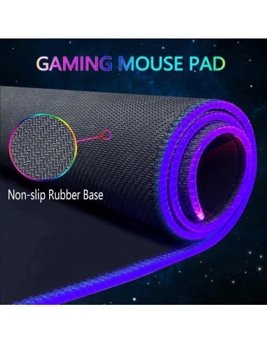 Alfombrilla de Ratón RGB Armanza Galaxia 800 x 300 mm