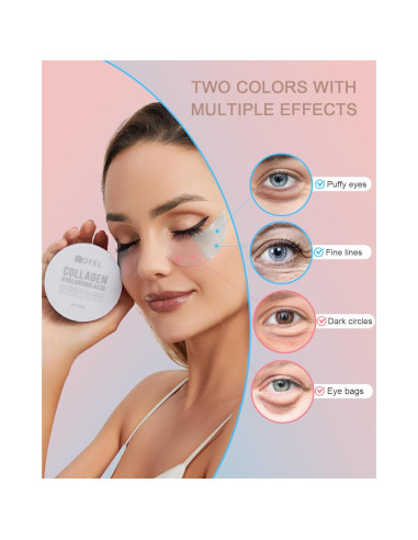 Parche para Ojos VOFEL - Hidratante Gel Colágeno 30 Pares