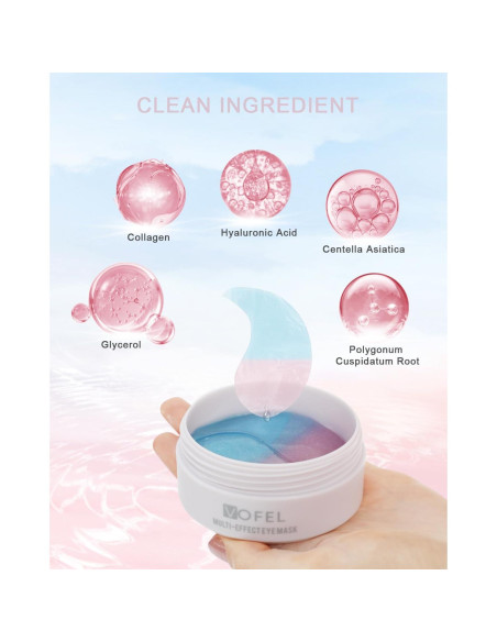 Parche para Ojos VOFEL - Hidratante Gel Colágeno 30 Pares Parche para Ojos VOFEL - Hidratante Gel Colágeno 30 Pares