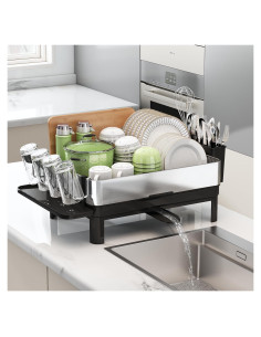 Estante para Secar Platos BOOSINY Acero Inoxidable 59.2x32cm