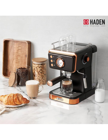 Máquina de Café Espresso HADEN Barista Brew 1.5L Acero Inoxidable