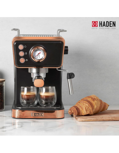 Máquina de Café Espresso HADEN Barista Brew 1.5L Acero Inoxidable