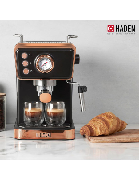 Máquina de Café Espresso HADEN Barista Brew 1.5L Acero Inoxidable