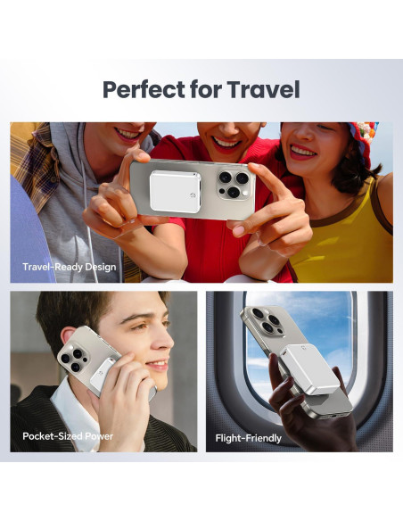 Cargador Portátil Magnético 10000mAh MEKIKI Carga Rápida