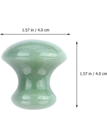 Rodillo de Hielo Uonlytech 2 Pcs Jade Facial Masaje