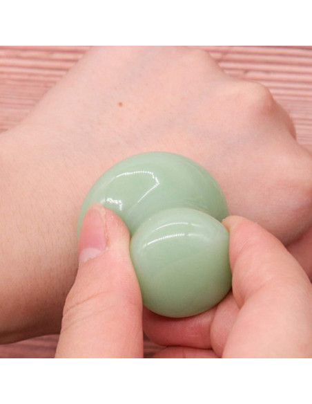 Rodillo de Hielo Uonlytech 2 Pcs Jade Facial Masaje