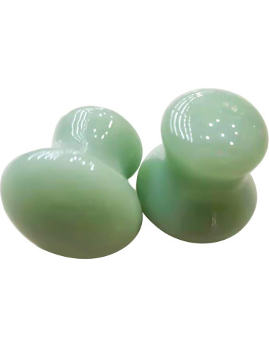 Rodillo de Hielo Uonlytech 2 Pcs Jade Facial Masaje