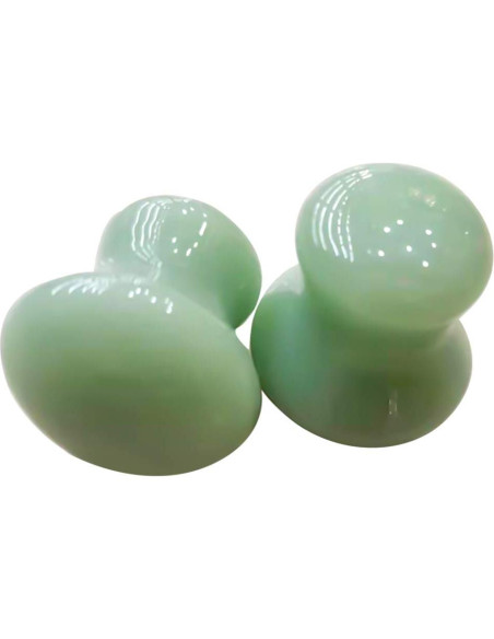 Rodillo de Hielo Uonlytech 2 Pcs Jade Facial Masaje