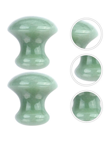 Rodillo de Hielo Uonlytech 2 Pcs Jade Facial Masaje